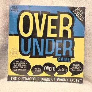 OVER AND UNDER - NEW!- The Outrageous Game Of Wacky Facts!